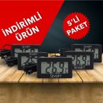 Normadia Dijital Kablolu Termometre 5'li Paket, Hassas ve Güvenilir Sıcaklık Ölçüm - Seçenek 1