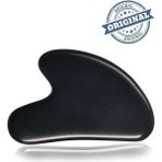 Normadia Doğal Obsidyen Gua Sha Masaj Taşı, Sağlıklı ve Güçlü Cilt Bakımı - Açık Bej