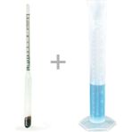 Normadia Dual Alkolmetre ve Plastik Mezür Seti, Hassas Ölçüm ve Kolay Kullanım - Seçenek 1