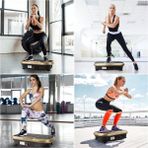 Normadia E02 Vibration 2d Tüm Vücut Titreşimli Spor Egzersiz Aleti - Seçenek 1 - Altın