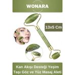 Normadia Elmacık Kemiği Masaj Aleti, Yeşim Taşı, Parlak ve Pürüzsüz Cilt Için - Antrasit