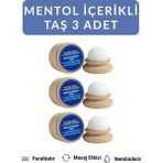 Normadia Ferahlama Taşı – Masaj ve Rahatlatıcı Mentol Taşı - Ahşap - Ceviz