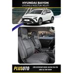 Normadia Füme Hyundai Bayon Plus Lux Serisi 5'li Oto Koltuk Kılıfı Takımı - Altın - Yeşil