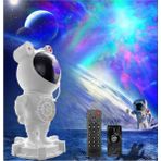 Normadia Galaksi Temalı Bluetooth Hoparlör ve Tavan Projektör ile Gece Lambası - 1BW-Beyaz
