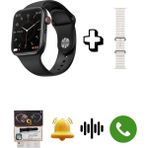 Normadia iPhone 13 Pro Uyumu, Watch 9 Tasarımı, T900 Promax Akıllı Saat Kordon Hediye - Seçenek 1 - Ahşap