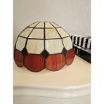 Normadia Kırmızı Vitray Sarkıt Avize, 25CM, Şık ve Modern Aydınlatma Seçeneği - Seçenek 1 - Altın - Turkuaz
