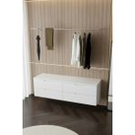 Normadia Metal Duvara Monte Elbise Askısı, 145X25 Cm, Şık ve Dayanıklı Tasarım - Seçenek 1 - Altın - Gümüş - Bakır