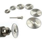Normadia Mini Dairesel Testere Bıçağı 7’li Set, Ahşap, Plastik, Laminat ve Alüminyum Için - Seçenek 1