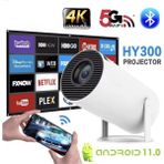 Normadia Mini Projektör 4K 720P Android 11 Otomatik Oda Klama Yeni Model - 1BW-Beyaz