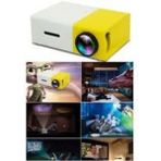 Normadia Mini Taşınabilir HDMI USB Sd Kart LED Ev Sinema Projeksiyon Cihazı - 1BW-Beyaz
