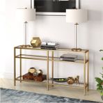 Normadia Modern 3 Raflı Metal Gold Dresuar, Şık ve Fonksiyonel Tasarım - Altın