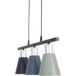 Normadia Modern 3'lü Avize, Salon, Mutfak ve Cafe Dekorasyonu Için Şık Tasarım - Seçenek 1 - Ahşap
