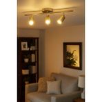 Normadia Modern 3'lü Gri Spot Avize, Salon, Mutfak ve Banyo Için Şık Aydınlatma - Seçenek 1 - Altın - Gri