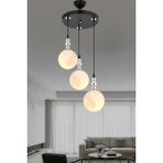Normadia Modern 3’lü Sarkıt Avize, 3 Boyutlu Başlık, Salon, Mutfak, Yatak Odası Için - Seçenek 1 - Ahşap