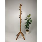 Normadia Modern Ahşap Ayaklı Askılık, 175 Cm, Ceviz Renkli, Şık ve Fonksiyonel - Seçenek 1 - Ahşap - Ceviz