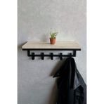 Normadia Modern Duvar Portmanto Askılığı ve Raf, Ceket, Şemsiye, Çanta, Havlu, Elbise, Posta ve Hol Askısı - Seçenek 1 - Açık Bej