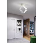 Normadia Modern Led'li Beyaz Kasa Ikili Avize, Şık ve Aydınlatıcı Tasarım - Seçenek 1 - 1BW-Beyaz