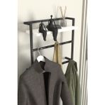 Normadia Modern Metal Duvar Askılığı, Portmanto, Koridor, Mutfak, Banyo ve Elbise Askısı - Seçenek 1 - 1BW-Beyaz