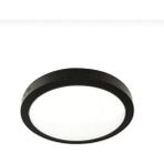 Normadia Modern Siyah LED Panel Avize, Sıva Üstü, Balkon, Banyo ve Tuvalet Aydınlatması - Seçenek 1 - Ahşap