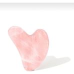 Normadia Pembe Doğal Taş Gua Sha Bakım Taşı - Cilt Tazeleme ve Yenileme - Ahşap - Bej