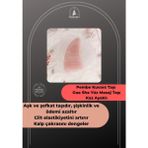 Normadia Pembe Kuvars Taşı Gua Sha Yüz Masaj Taşı ve Kaz Ayaklı Model - Ahşap - Bej