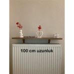 Normadia Petek Üstü Raf 100X15, Modern ve Şık Tasarım, Dayanıklı ve Pratik Kullanım - Ahşap - Ceviz