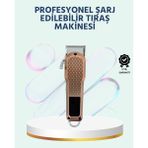 Normadia Portatif Şarjlı Saç Kesme Makinesi, Type-C Girişli, LCD Ekranlı, Sessiz - Seçenek 1