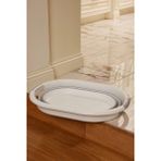 Normadia Pratik 25 Litre Katlanabilir Çamaşır Sepeti, Şık ve Hafif Depolama - 1BW-Beyaz