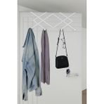 Normadia Pratik 45 cm Metal Kapı Arkası Askılık, Elbise ve Çanta Düzeni - Seçenek 1 - 1BW-Beyaz