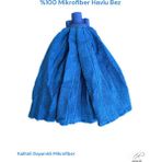 Normadia Premium Mikrofiber Havlu Yedek Mop, Güçlü ve Dayanıklı Bez - Altın - Yeşil - Seçenek 1