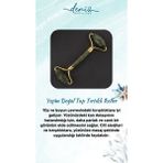 Normadia Sertifikalı Yeşim Doğal Taşı Tırtıklı Masaj Aleti 15X6 cm - 1BW-Beyaz