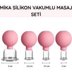 Normadia Silikon Vakumlu Yüz Masaj Kupası Seti ile Doğal Gözlemler - Ahşap - Bej