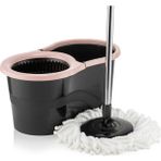 Normadia Sillgech 360 Smart Mop Jr. Siyah Temizlik Paspas Seti Pembe EH-121 - Ahşap - Seçenek 1