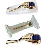 Normadia Srs 0.50MM Gold Dermaroller, Masaj Aleti, 540 Iğneli, Mavi Su Serum Tarağı - Açık Bej