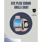 Normadia Su Geçirmez Akıllı Saat, Uzun Pil, Sesli Arama, Uyku ve Adım Takibi - Seçenek 1 - Açık Bej