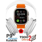 Normadia Su Geçirmez Akıllı Saat ve Bluetooth Kulaklık Seti, Çok Fonksiyonlu Ios/android Destekli - Seçenek 1 - Altın - Gümüş - Bakır