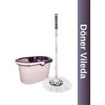 Normadia Titiz Storm Döner Vileda Seti, 10 Litre, Temizlikte Güç ve Kolaylık - Açık Kahverengi - Seçenek 1