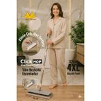 Normadia Tüm Bezlerle Uyumlu Click Mop 4xl Islak Mendil Uyumlu Kendinden Sıkıştırmalı Paspas - 1BW-Beyaz - Seçenek 1