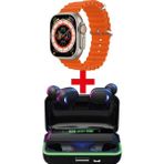 Normadia Turuncu Akıllı Saat ve Bluetooth Kulaklık Hediye Paketli Set - Seçenek 1 - Açık Bej