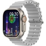 Normadia Ultra 8 Plus 49MM Akıllı Saat, Çift Kordon, Android ve Ios Uyumlu - Seçenek 1 - 1BW-Beyaz