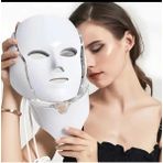Normadia USB Şarjlı 7 Renkli LED Yüz ve Boyun Maske, 15 Dakikalık Zamanlayıcı - 1BW-Beyaz