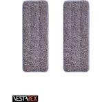 Normadia Yedek Mikrofiber Mop Bezleri, 2'li Set, Kolay ve Hızlı Temizlik - Cappuccino - Seçenek 1