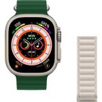 Normadia Yeni Watch 8 Ultra 49MM Amax Ultra Akıllı Saat, Nfc, Gps ve Kablosuz Şarj - Seçenek 1 - Ahşap