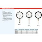 Normadia Yüksek Hassasiyetli Komparatör Saati, 0-10MM, 0,01MM Ölçüm Aralığı - Seçenek 1