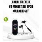 Normadia Yüksek Teknoloji Spor Bilekliği ve Bluetooth Kulaklık Seti - Seçenek 1 - Açık Bej