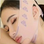 Normadia Yüz Germe ve Kontur Maskesi, V-Line Şekilli, Çene Sıkılaştırıcı - 1BW-Beyaz
