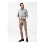 Normal Bel Normal Paça Slim Fit Bej Erkek Pantolon Pn2020500517
