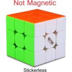 Normal Yapışkansız Stil Qy Mofangge Thunderclap V3 M Manyetik Sihirli Küp Etiketsiz Küpler Bulmaca Profesyonel Mıknatıslar Hız 3x3 Qytoys Küp (Yurt Dışından) - Renkli