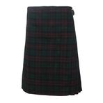 NORMAN 5 Yard Erkek İskoç Kilts 13 Oz Highland Günlük Ekose Etek 16 Tartan, Kahverengi Saat, 50