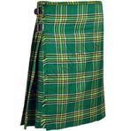 NORMAN 5 Yard Erkek İskoç Kilts 13 Oz Highland Günlük Ekose Etek 22 Tartan, İrlanda Ulusal, 38